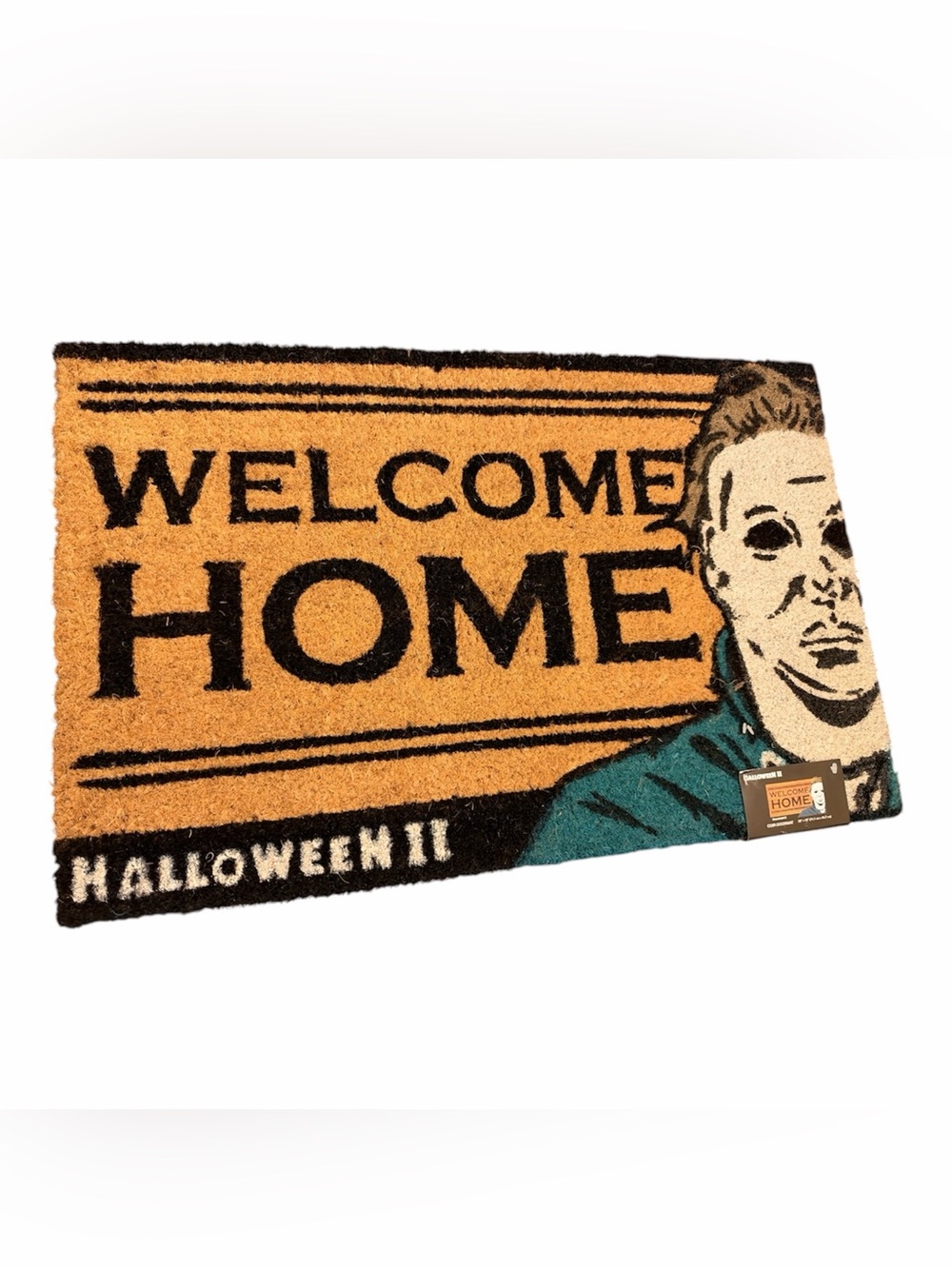 Halloween II Welcome Home Doormat Michael Myers - NWT **